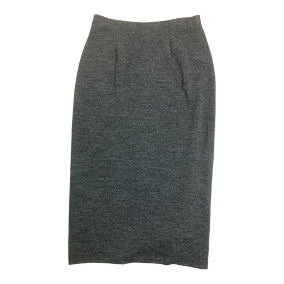 Eileen Fisher Viscose Wool Knit Skirt - Picture 1 of 9